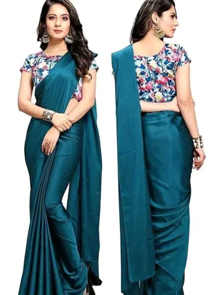 Silk Saree With Stiched Blouse
