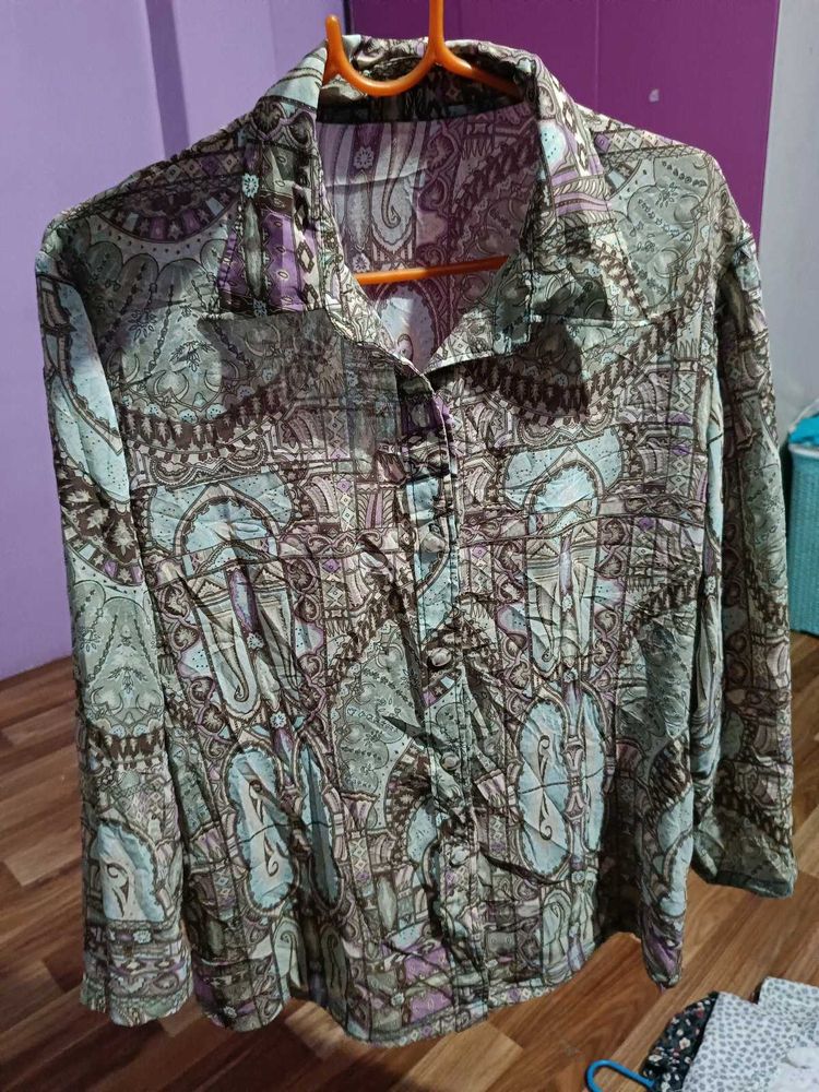 Women Chiffon Silk Tops