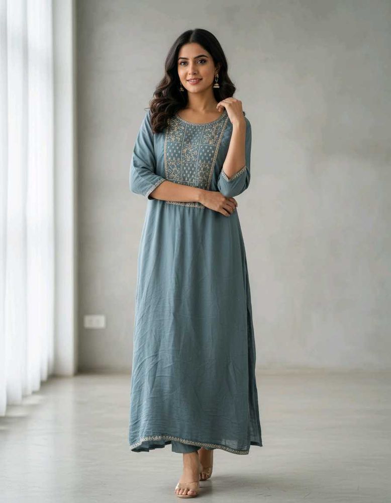 Elegant Embroidered KURTA