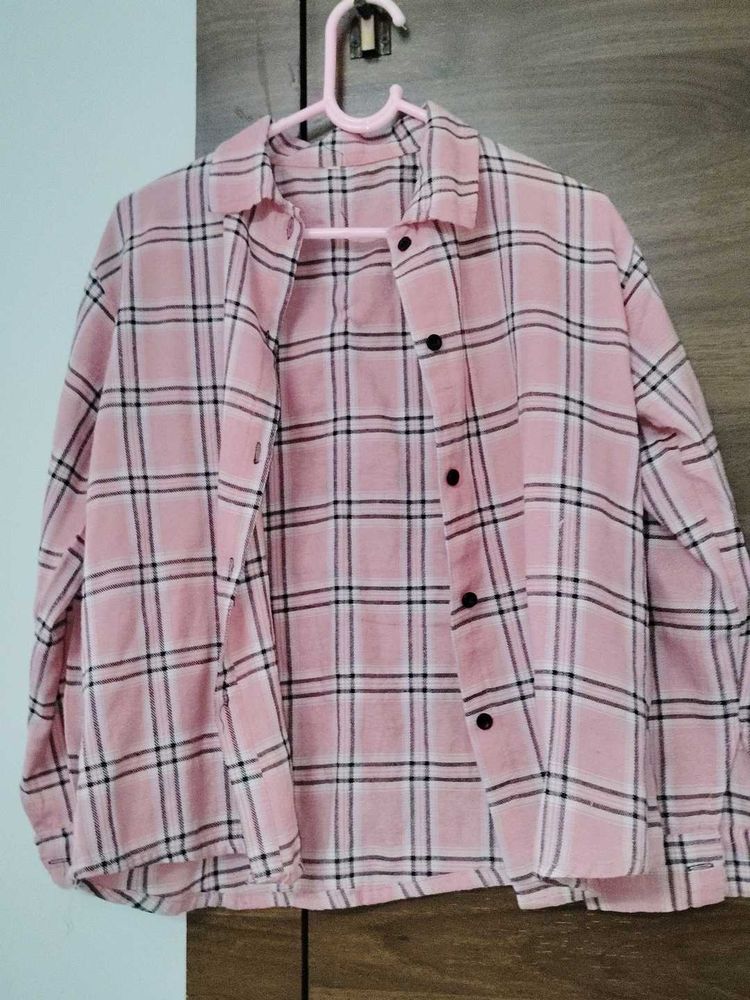 Pink Plaid Flannel