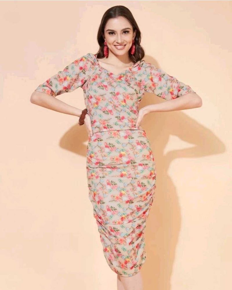 Multicolor Printed Dress (Women&#39;s)