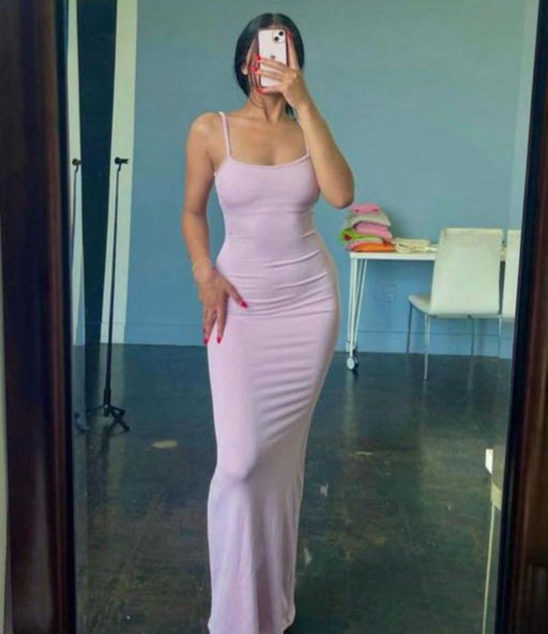 Lavendar bodycon Dress🧞