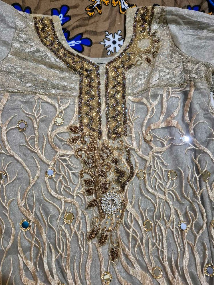 Combo Of Two Pretty Party Wear Diamond Kurtis
