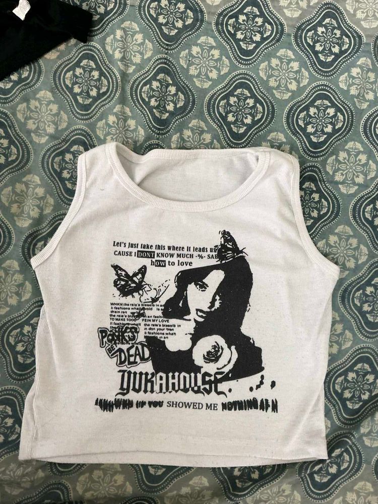 Graphic Print Tank Top