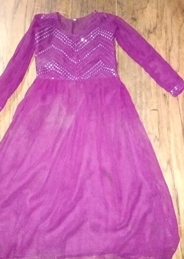 Elegant Purple Dress