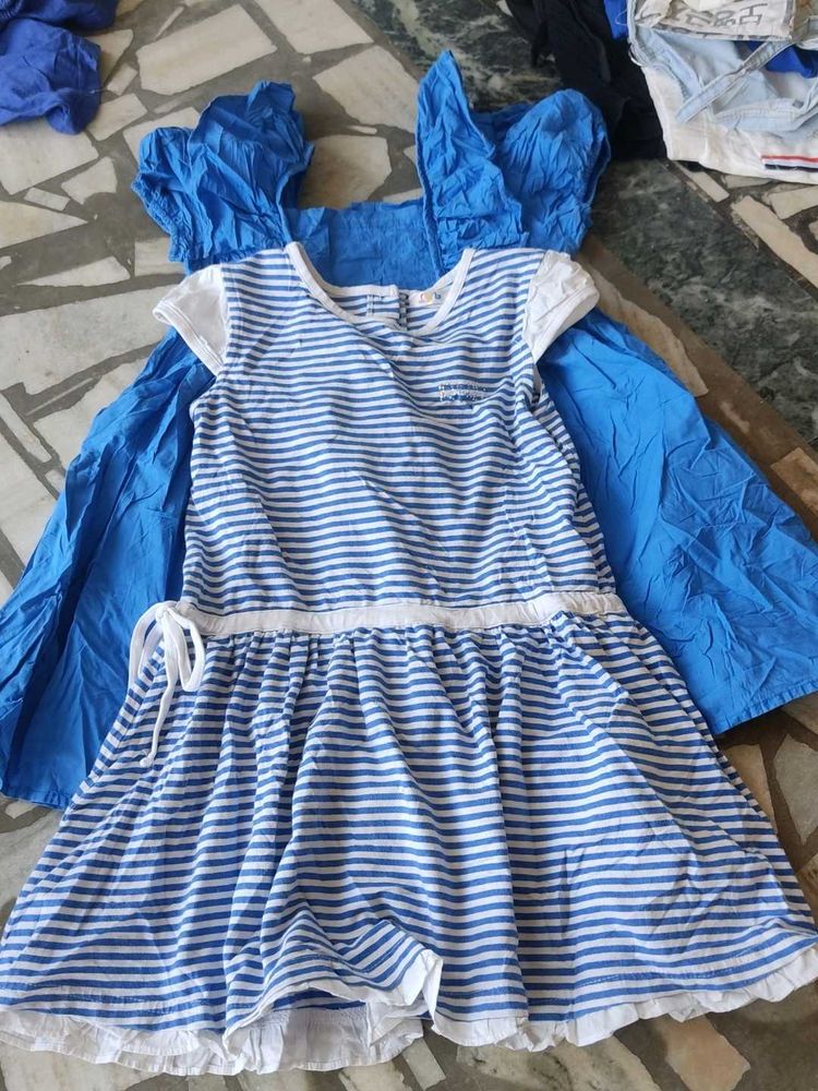 Striped Dress with Flair