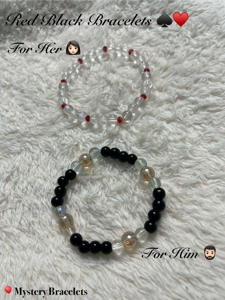 Red &amp; Black Mystery Bracelets