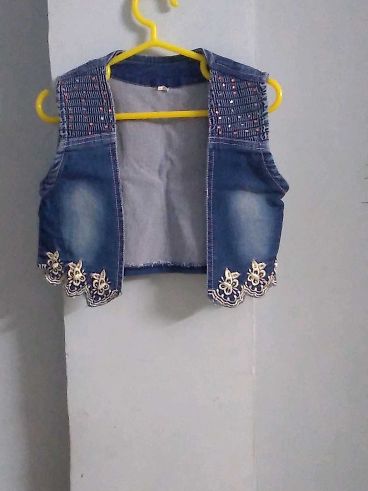 Cute Denim Vest