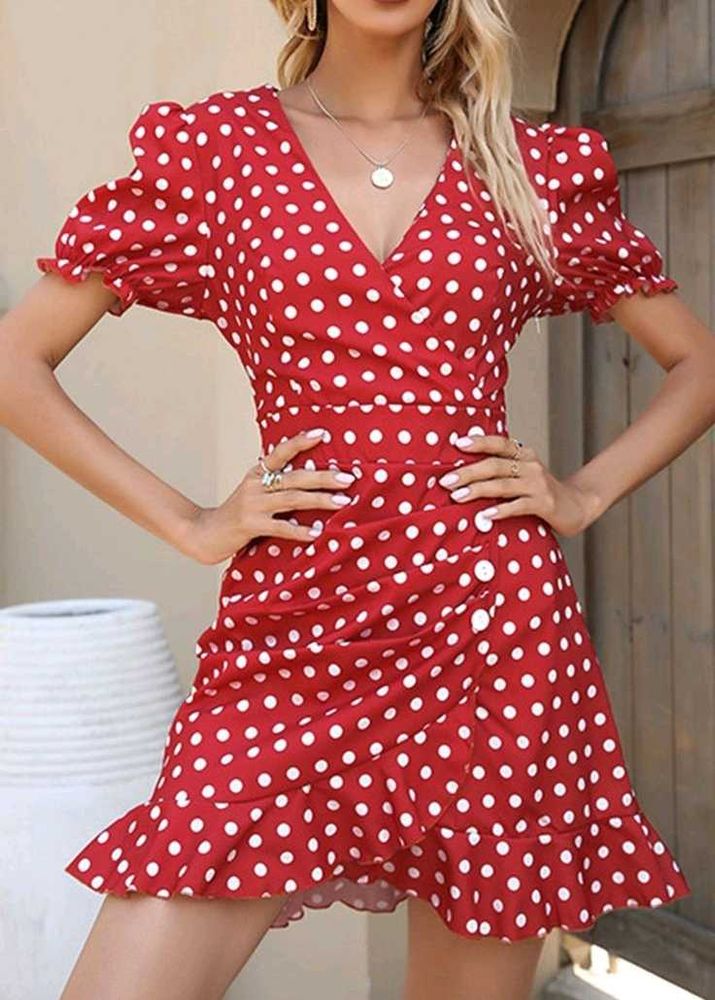 Red Polka Dot Dress