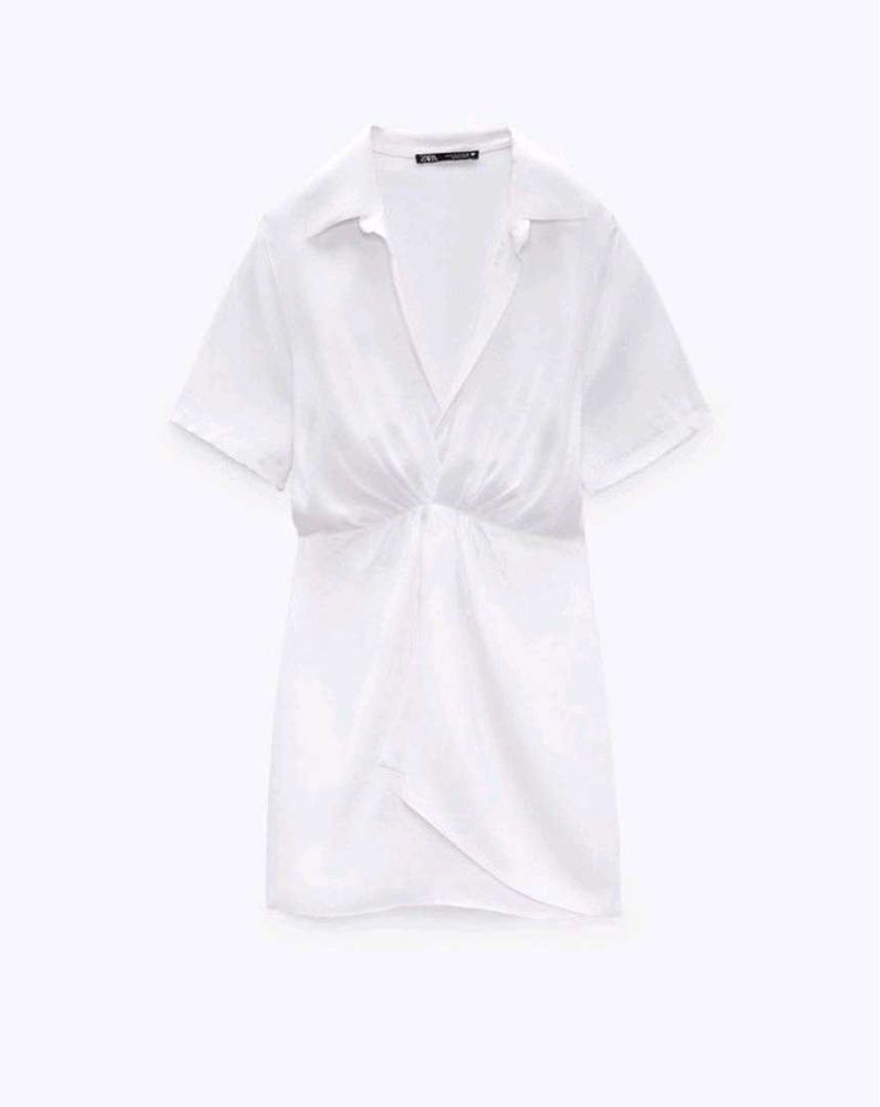 All Offer Acceptable 🎉Zara White Mini Dress