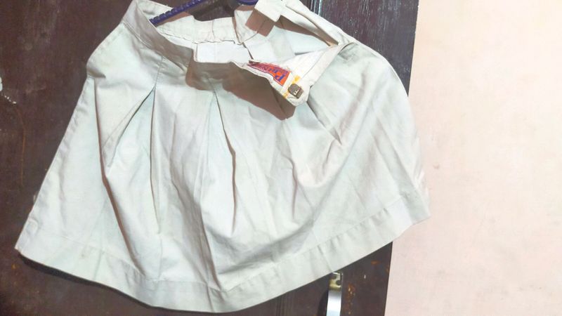 White School Skirt