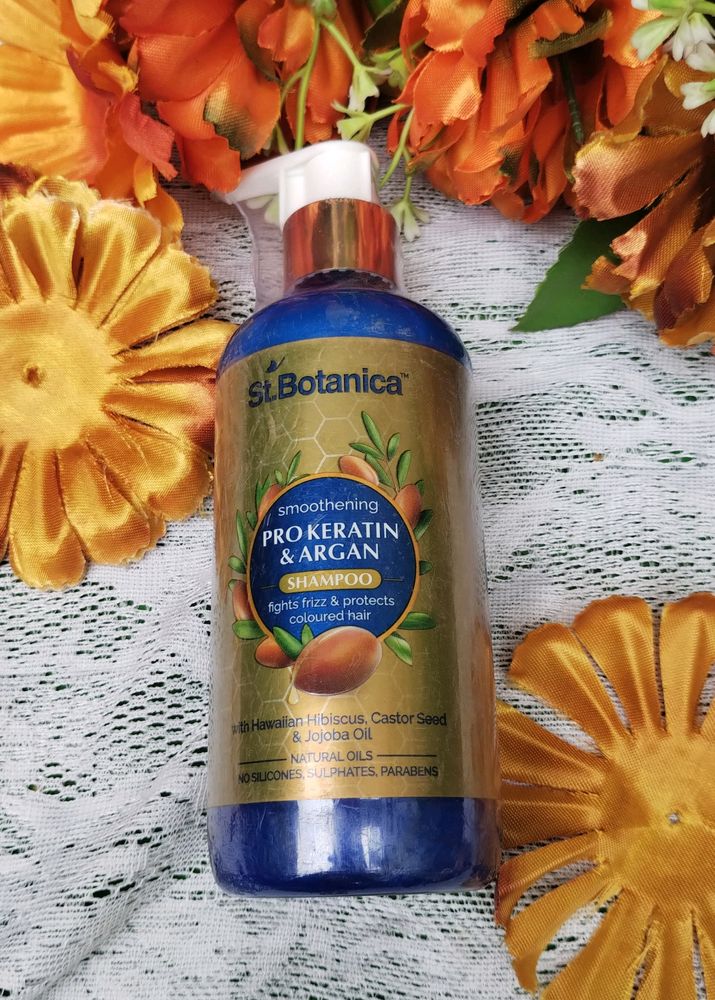 🆕St.Botanica Keratin Shampoo With Argan Oil 300ml