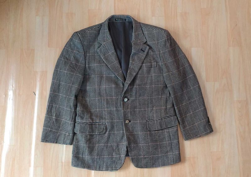 Unisex Check Pattern Blazer