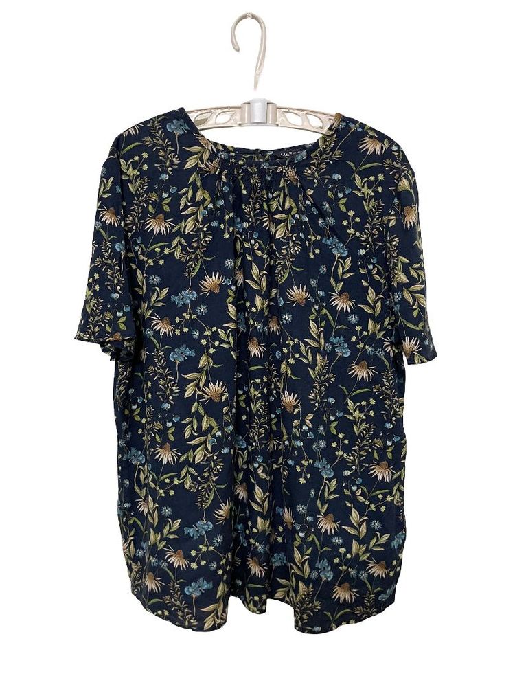 Marks &amp; Spencer Floral Printed Shirt Top.