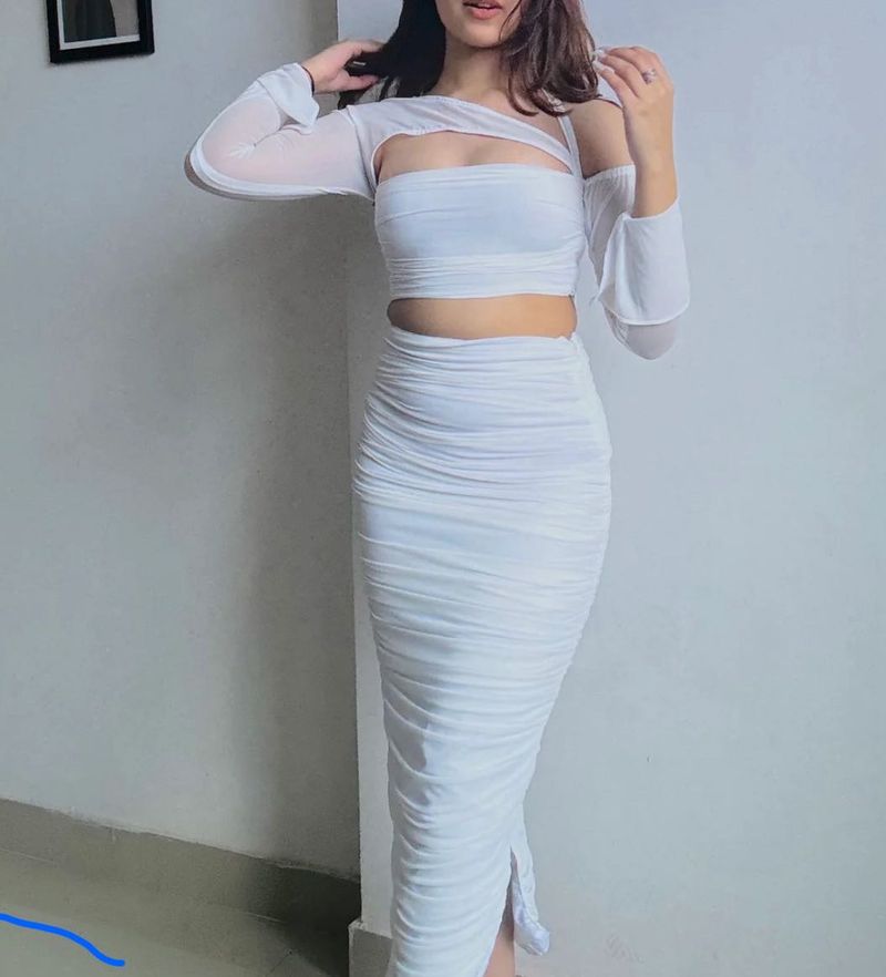 Designer Party Dresss Cum Set