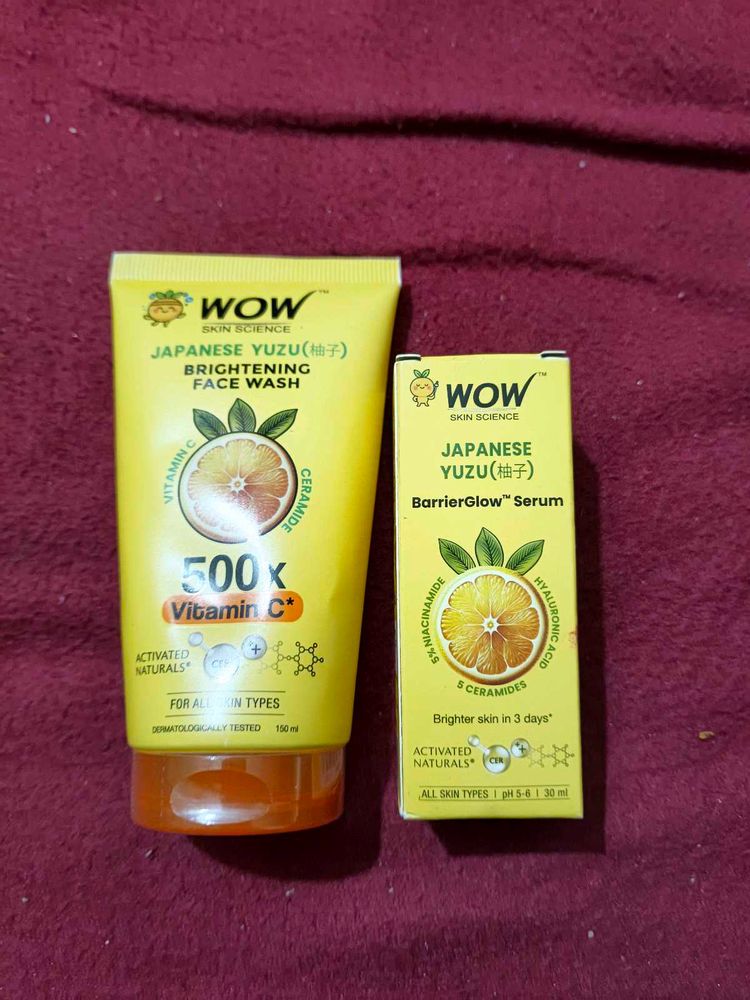 pack of 2, face wash &amp; serum