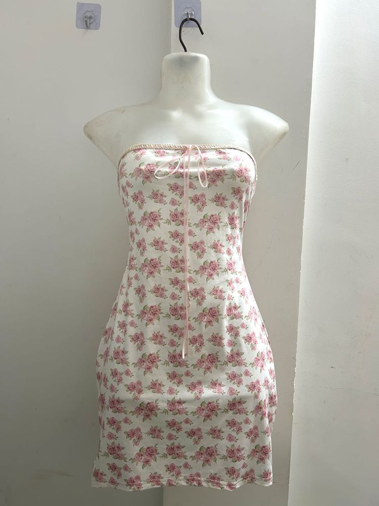 Savanna Floral Printed Bodycon Dress