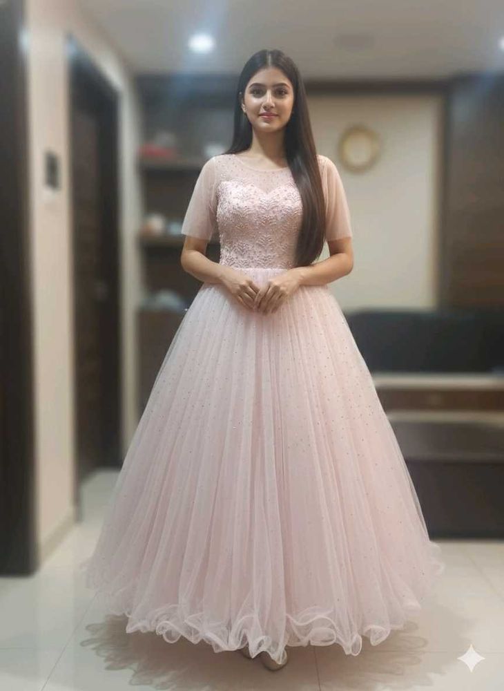 Bridal Pink Party Gown