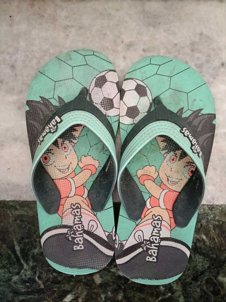 Bahamas Soccer Ball Flip-Flops