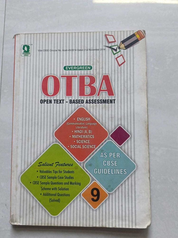 Evergreen OTBA Class 9 Textbook