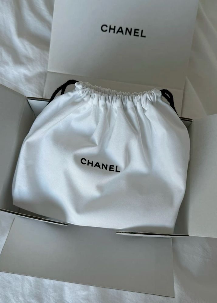 Chanel Organic Drawstring Pouch