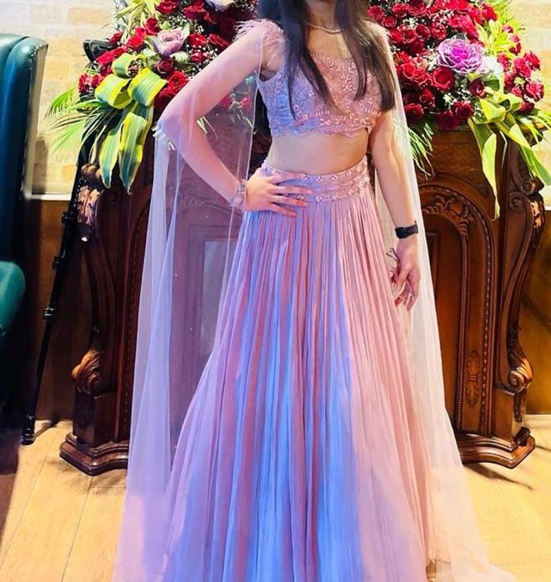 Elegant Pink Lehenga Choli Set