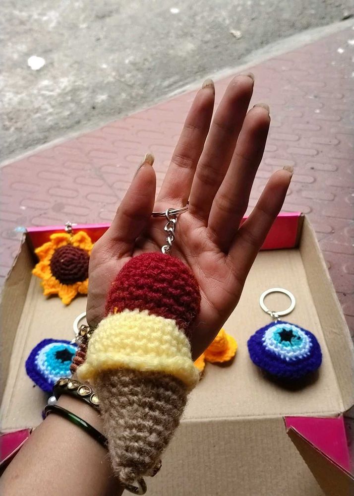 Ice Cream Keychain