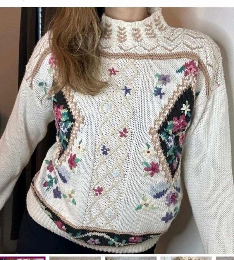 Pretty grandma sweater