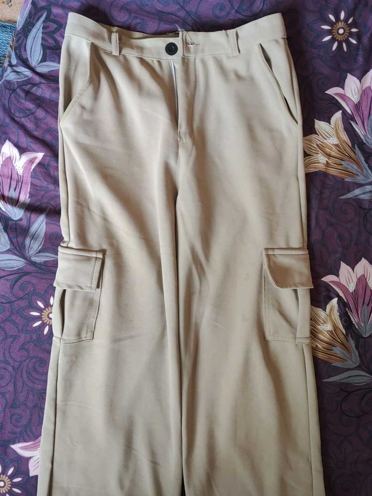 Beige Trouser