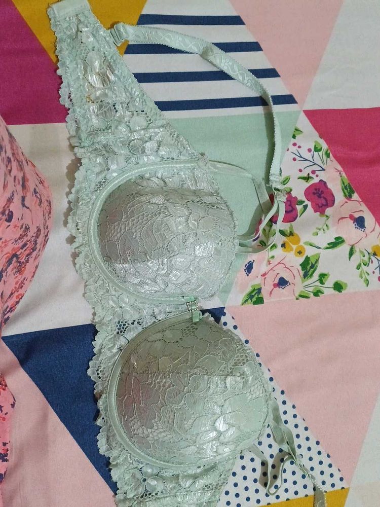Mint Green Lace Bra-never Used