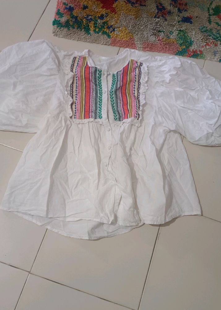 White New Top