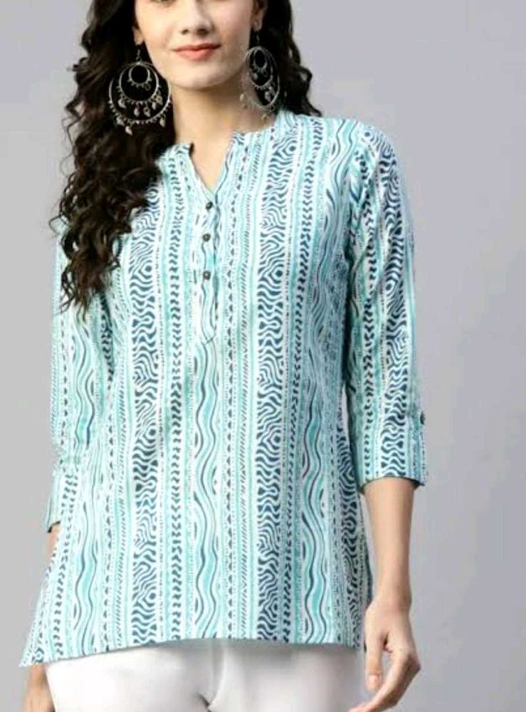 Stylish Printed Tunic Top