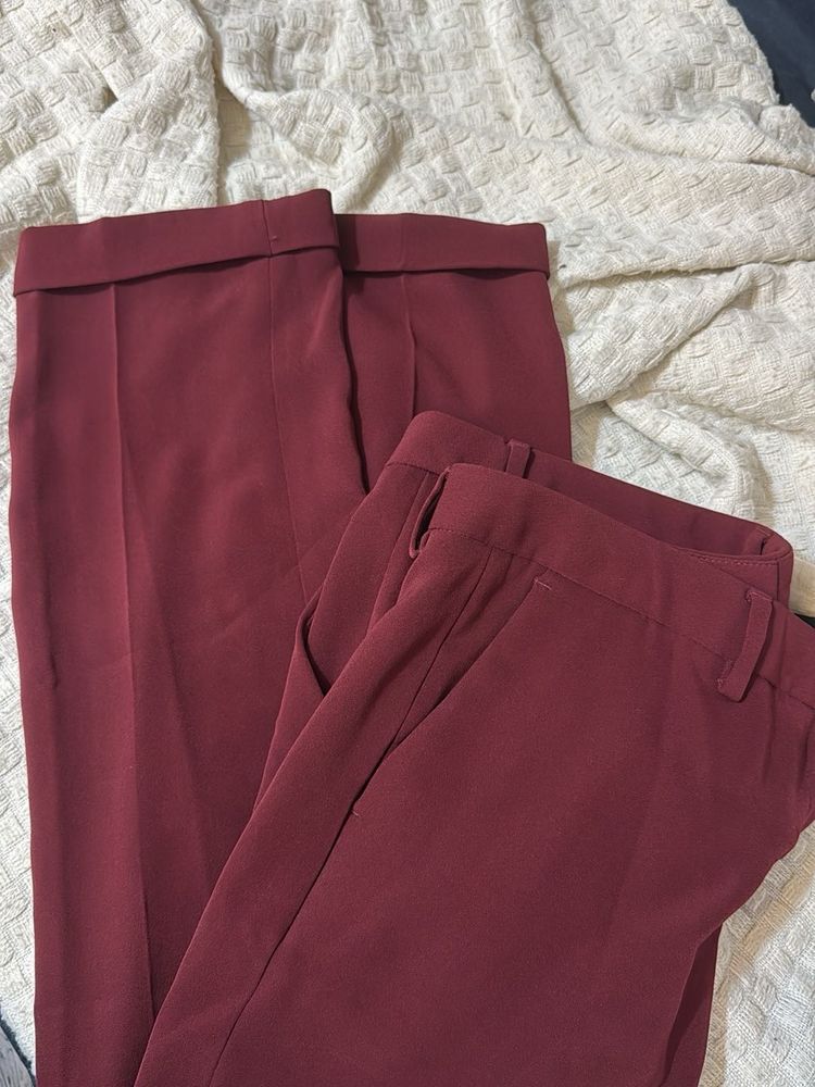 Van Heusan Maroon Pants