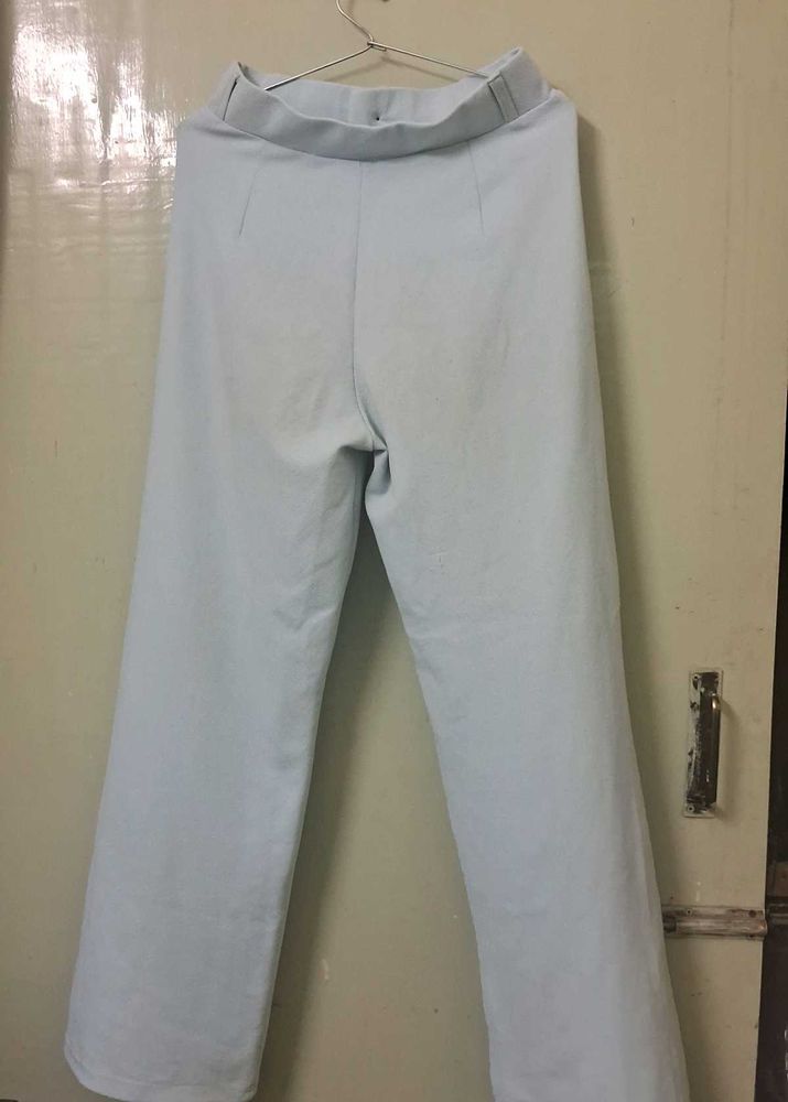 Light Blue Wide Leg Pants