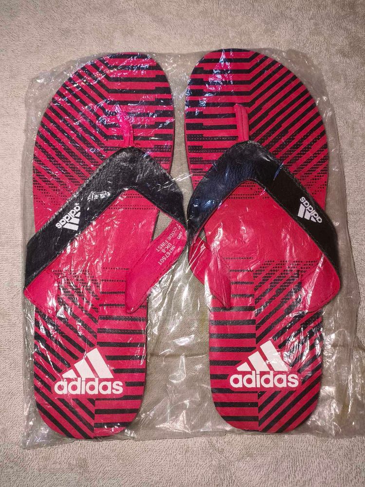 Adidas Slides Red &amp; Black First Copy