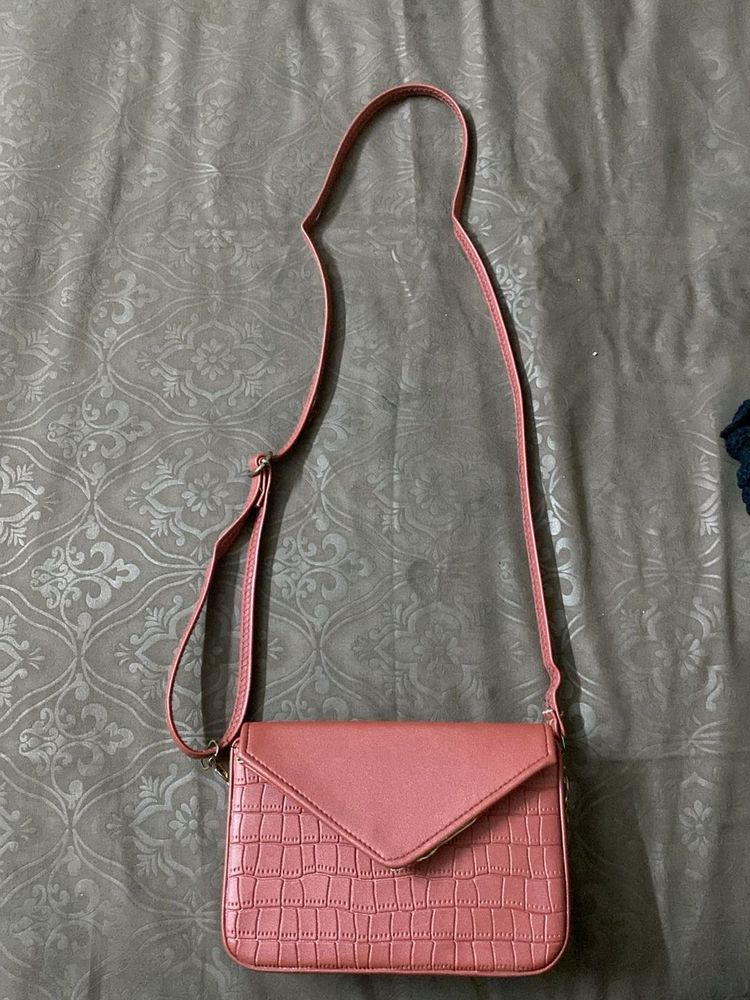 Pink Crossbody Bag