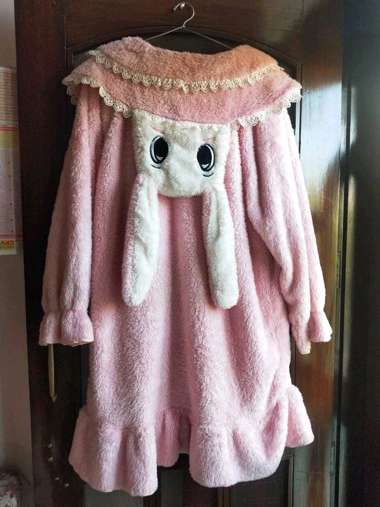 Plush Nightdress Korean