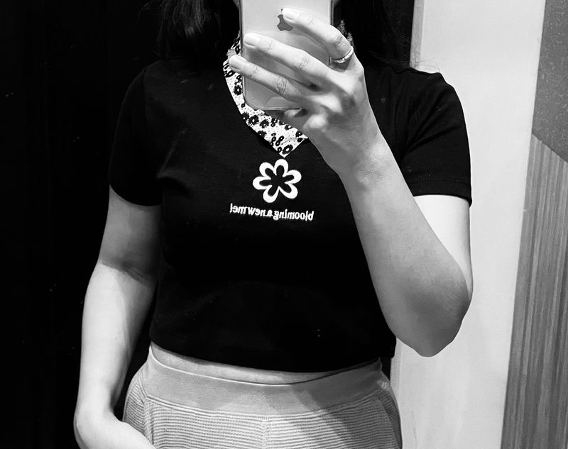 Black Crop Top