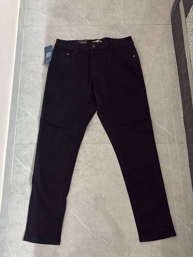 Dark Wash Denim Pants