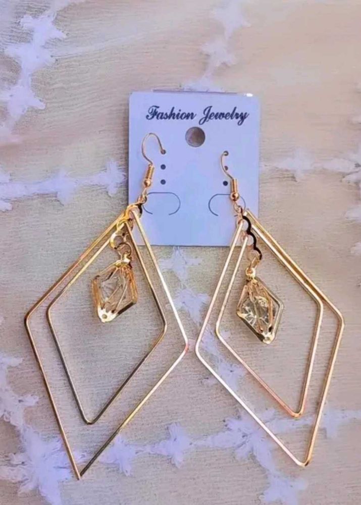 Geometric Drop Earrings