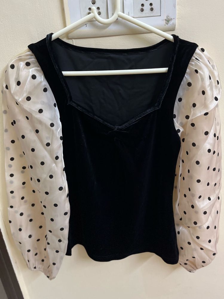 URBANIC Patchwork Pullover Blouse