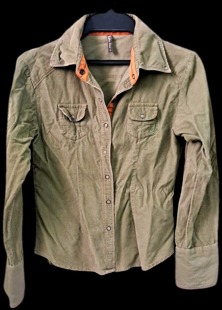 Olive Green Corduroy Jacket