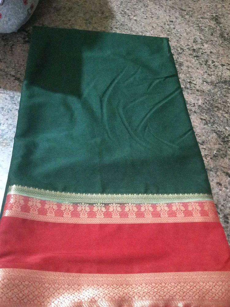 Elegant Green Saree