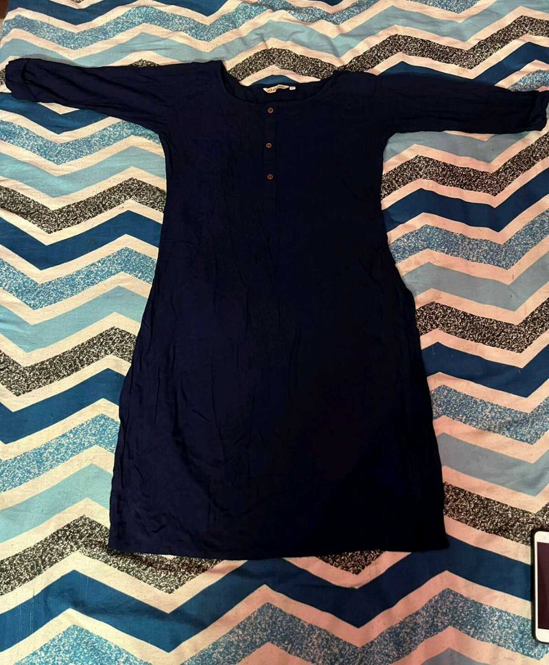 Navy Blue Casual Dress