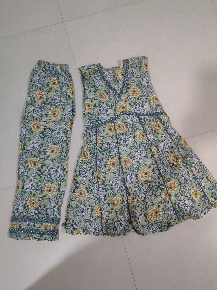 Floral Print Pajama Set