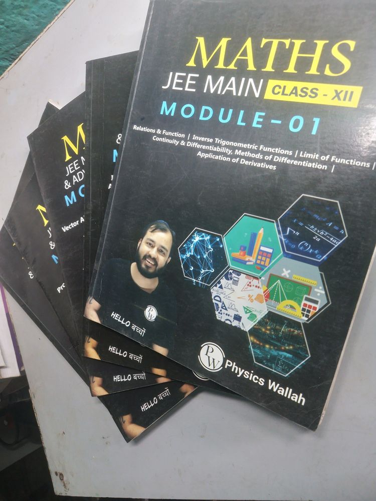 5 Mathematics Modules Of Physics Wallah IIT JEE