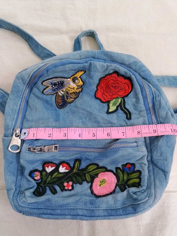 Denim Backpack