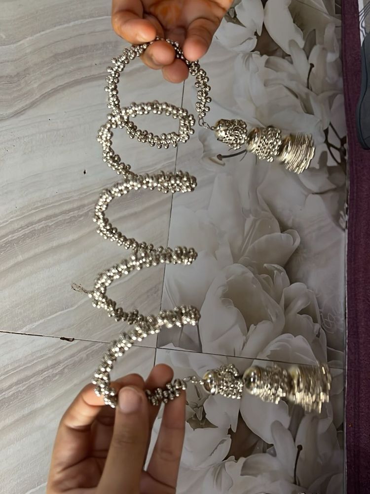 Silver Beaded Bracelet