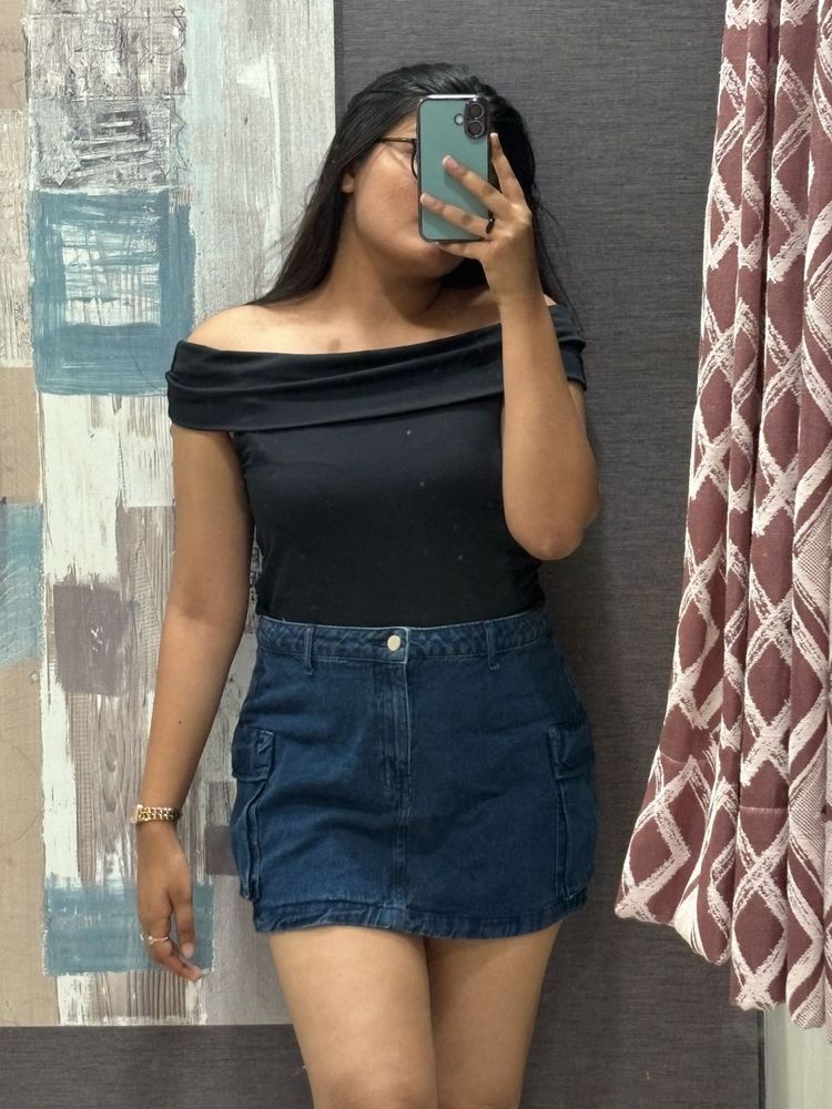 Mini Denim Skirt