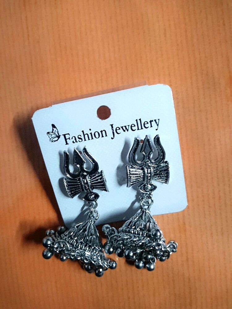 Damru Traditional Earings
